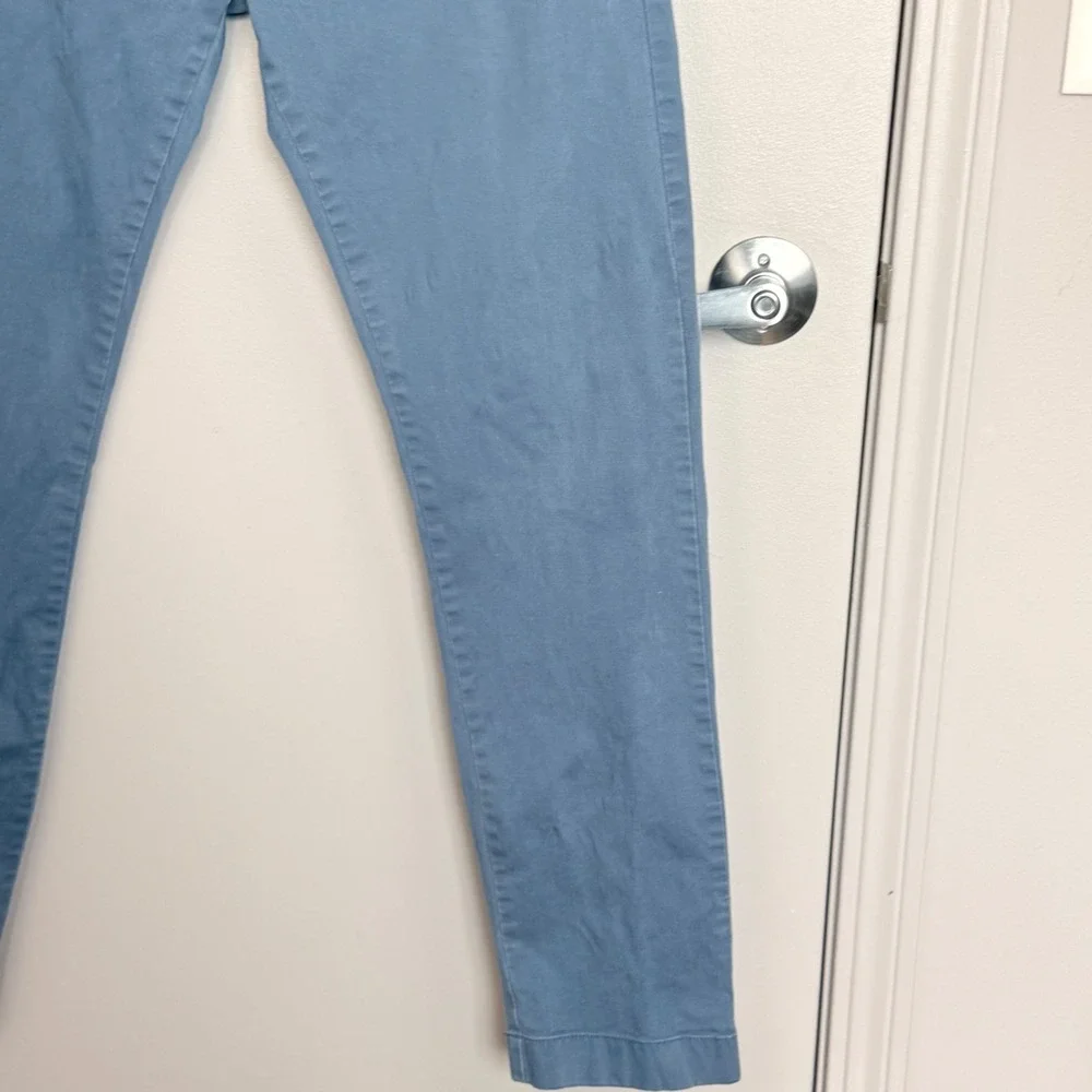J. Crew Flex Chino Driggs Slim Fit Pants Blue‎ 32x32 Cotton Stretch